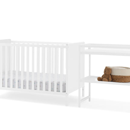 Ruby 6-in-1 Convertible Crib & Changing Table 2-Piece Set