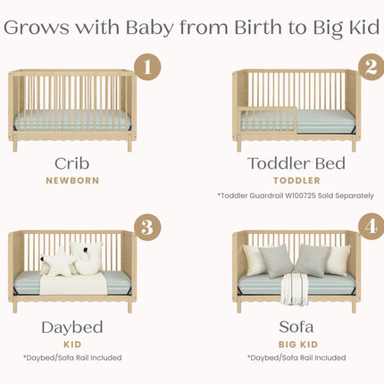 William 4-in-1 Convertible Crib - Greenguard Gold Certified