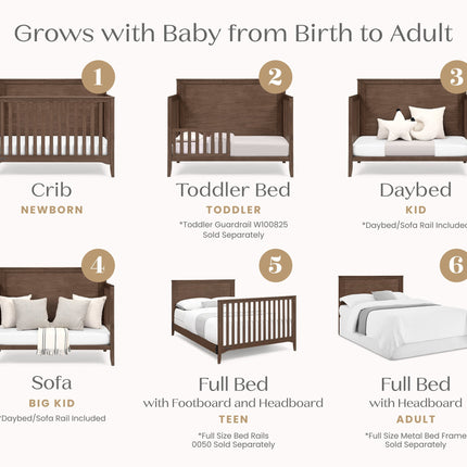 Kendall 6-in-1 Convertible Crib