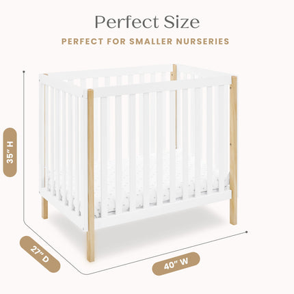Gio Mini Crib with 2.75-Inch Mattress