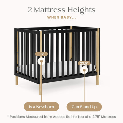 Gio Mini Crib with 2.75-Inch Mattress