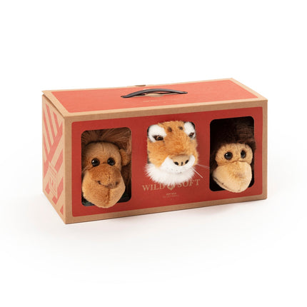 Wild & Soft Mini Wall Toys - Jungle Box (3 Pack)