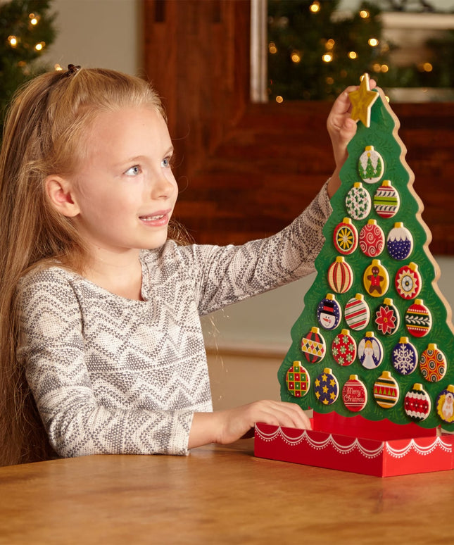 Countdown to Christmas Wooden Religious Advent Calendar