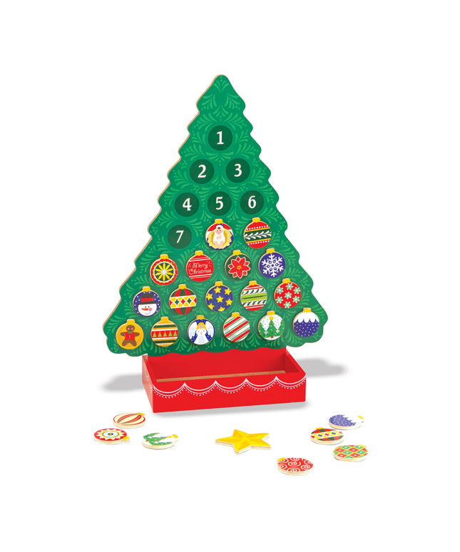 Countdown to Christmas Wooden Religious Advent Calendar