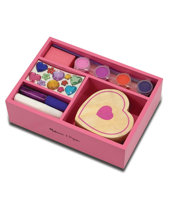Decorate-Your-Own Wooden Heart Box