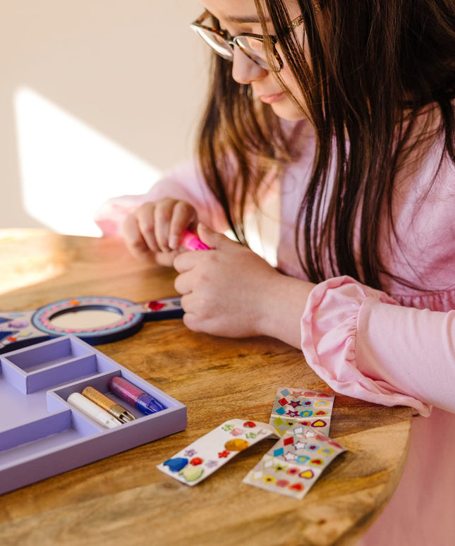 Decorate-Your-Own Wooden Princess Mirror