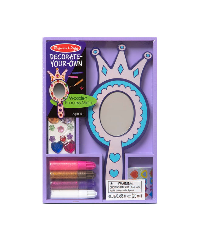 Decorate-Your-Own Wooden Princess Mirror