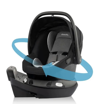Revolve180 LiteMax NXT Rotational Infant Car Seat - Cinder Gray