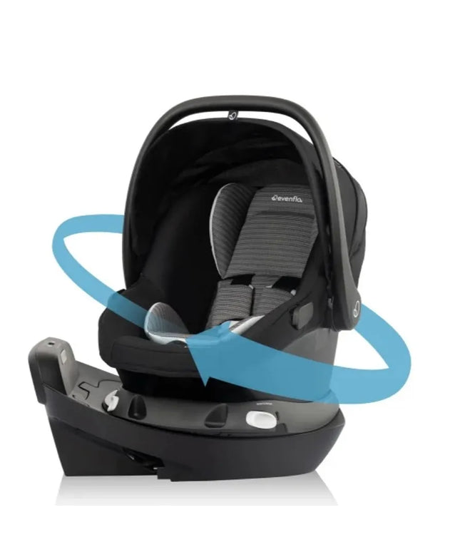 Revolve180 LiteMax NXT Rotational Infant Car Seat - Cinder Gray