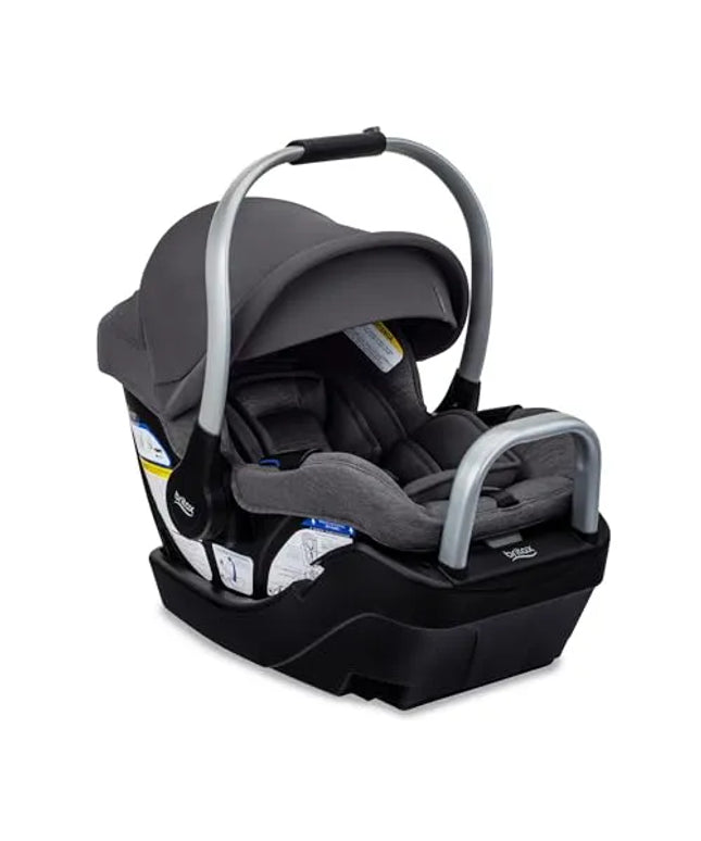 Cypress Infant Car Seat Rear Facing Car Seat with Alpine Base - Ponte Stone