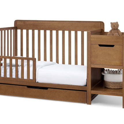 Maya 5-in-1 Convertible Crib and Changer with Storage