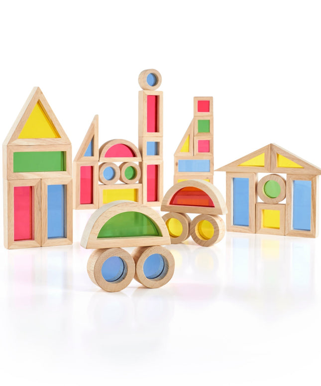 Jr. Rainbow Blocks - 40 pc. set