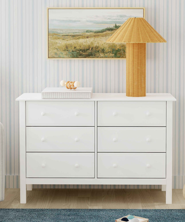 Jayden 6-Drawer Double Wide Dresser