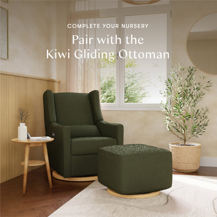 Kiwi Electronic Recliner and Swivel Glider with USB port