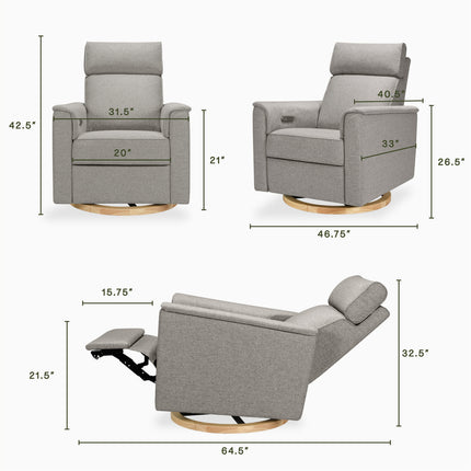 Willa Plus Power Glider Recliner w/ Power Headrest - In Store Exclusive