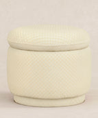 Ivory Velvet Checker