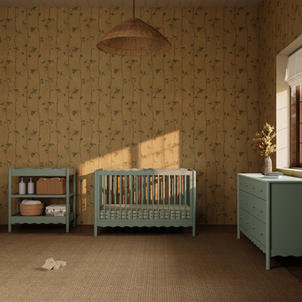 Swell 4-in-1 Convertible Crib with Toddler Bed Conversion Kit