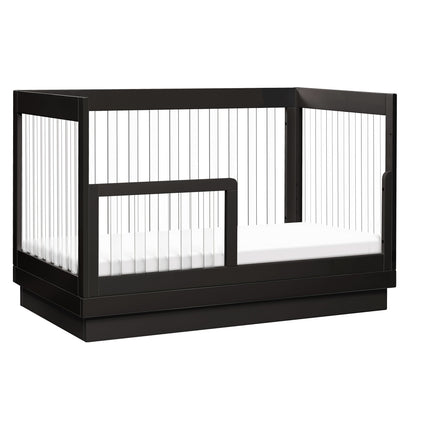 Harlow Acrylic 3-in-1 Convertible Crib with Toddler Bed Conversion Kit