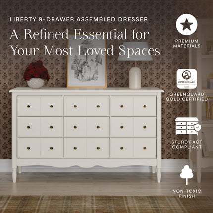 Liberty 9-Drawer Assembled Dresser