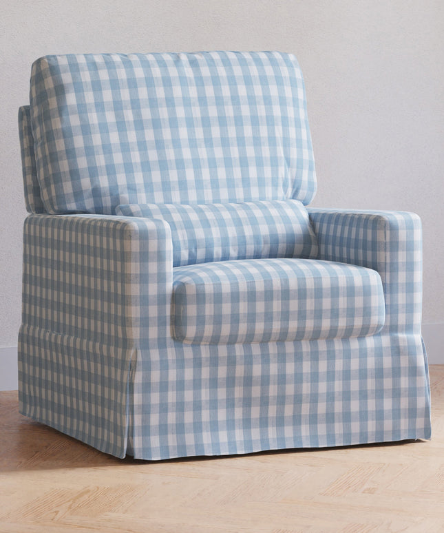 Crawford Pillowback Comfort Swivel Glider