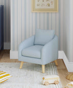 Heathered Blue with Light Wood Feet