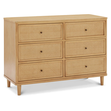 Marin with Cane 6 Drawer Assembled Dresser
