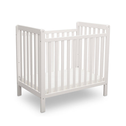 Classic Mini Crib with 2.75-inch Mattress - Convertible to Twin Bed