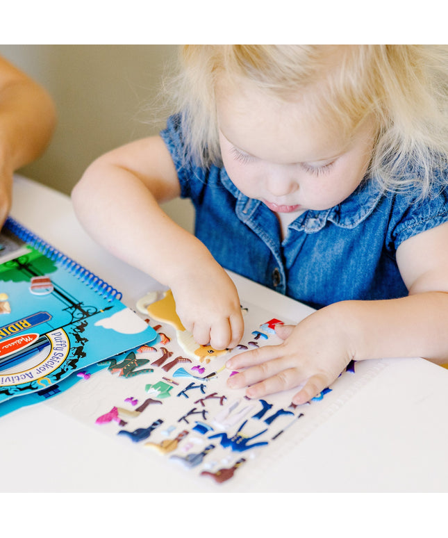 Puffy Sticker Activity Book - Riding Club
