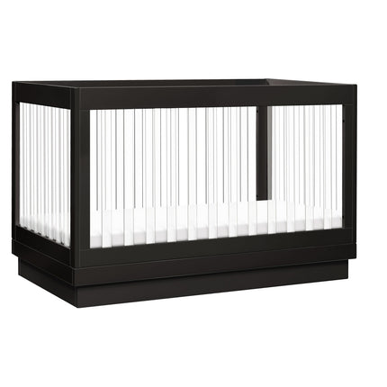 Harlow Acrylic 3-in-1 Convertible Crib with Toddler Bed Conversion Kit