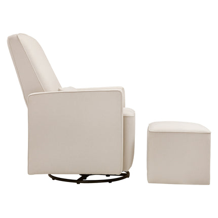 Olive Glider and Ottoman
