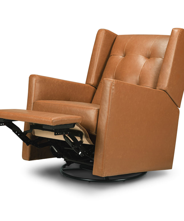Maddox Recliner and Swivel Glider in Vegan Leather