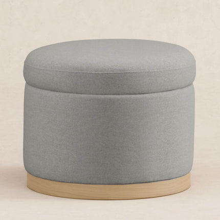 Naka Storage Ottoman in Eco-Performance Fabric | Water Repellent & Stain Resistant