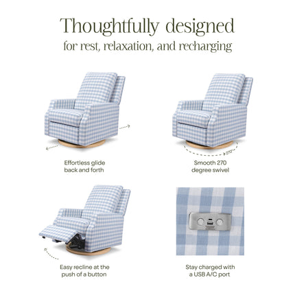Crewe Electronic Recliner and Swivel Glider