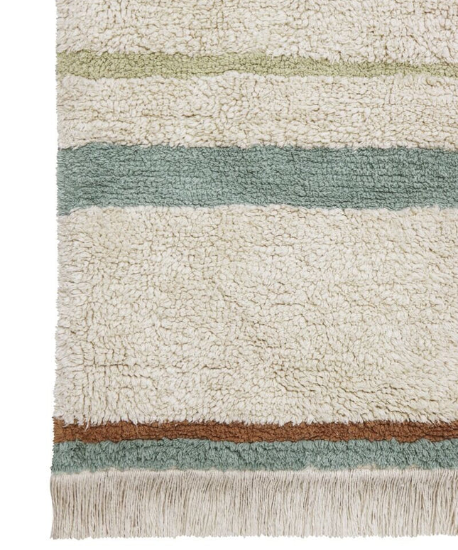 Lanes Washable Rug - Vintage Blue