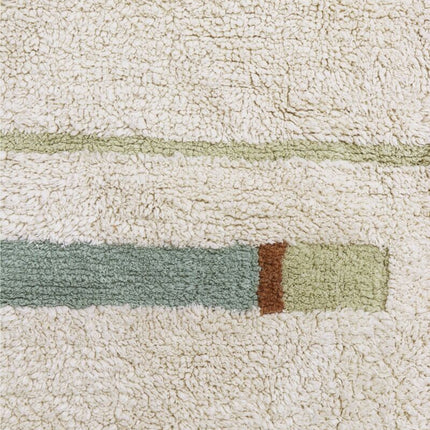 Lanes Washable Rug - Vintage Blue