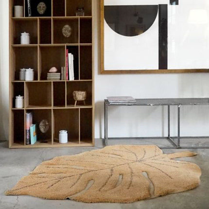 Monstera Leaf Washable Rug