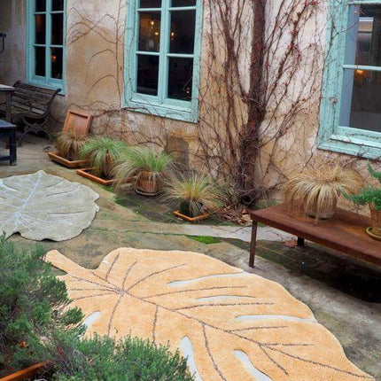 Monstera Leaf Washable Rug