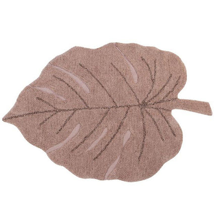 Monstera Leaf Washable Rug