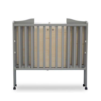 Folding Portable Mini Baby Crib with 1.5-inch Mattress