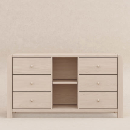 TipToe 6-Drawer Assembled Dresser with Cubbies
