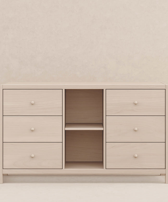 TipToe 6-Drawer Assembled Dresser with Cubbies