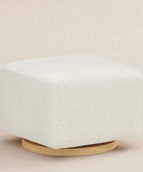 Cream Shearling with Light Wood Base