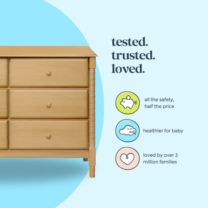 Jenny Lind Spindle 6-Drawer Dresser
