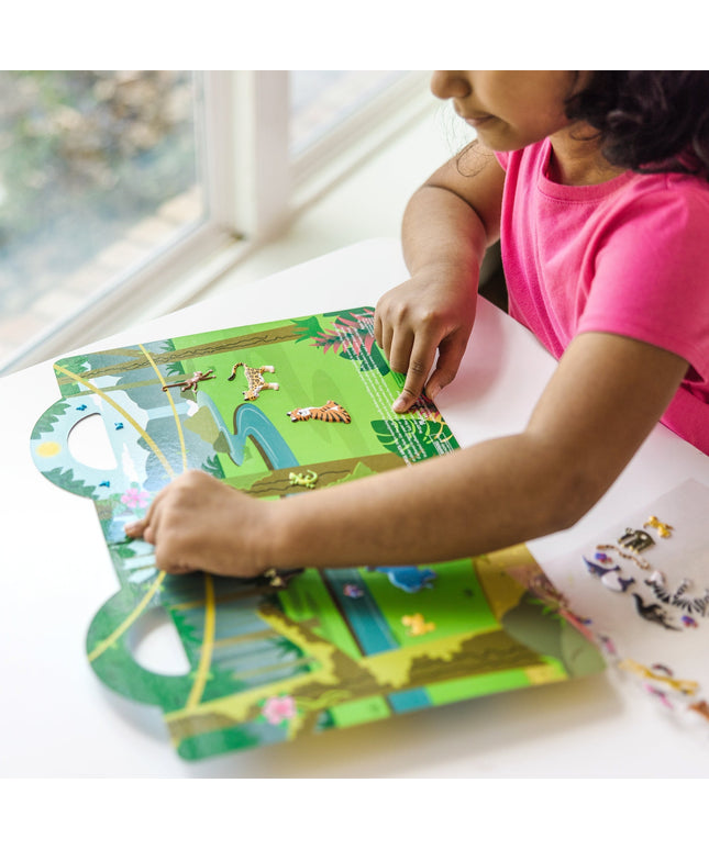 Puffy Sticker Play Set 3-Pack: On the Farm, Safari, Chipmunk House
