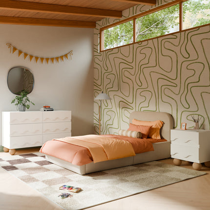 Lido Wave 6-Drawer Assembled Dresser