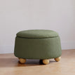Performance Olive Boucle with Honey Ball Feet