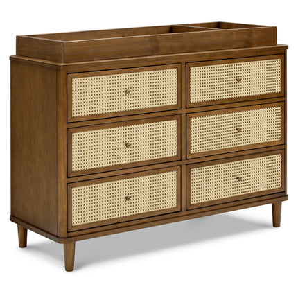 Marin with Cane 6 Drawer Assembled Dresser
