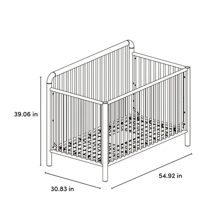 Storkcraft® Porto Deluxe 5-in-1 Convertible Crib with Bonus Toddler Guardrail