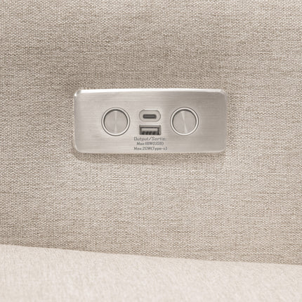 Sigi Electronic Recliner and Glider with USB Port