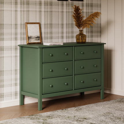 Jayden 6-Drawer Double Wide Dresser